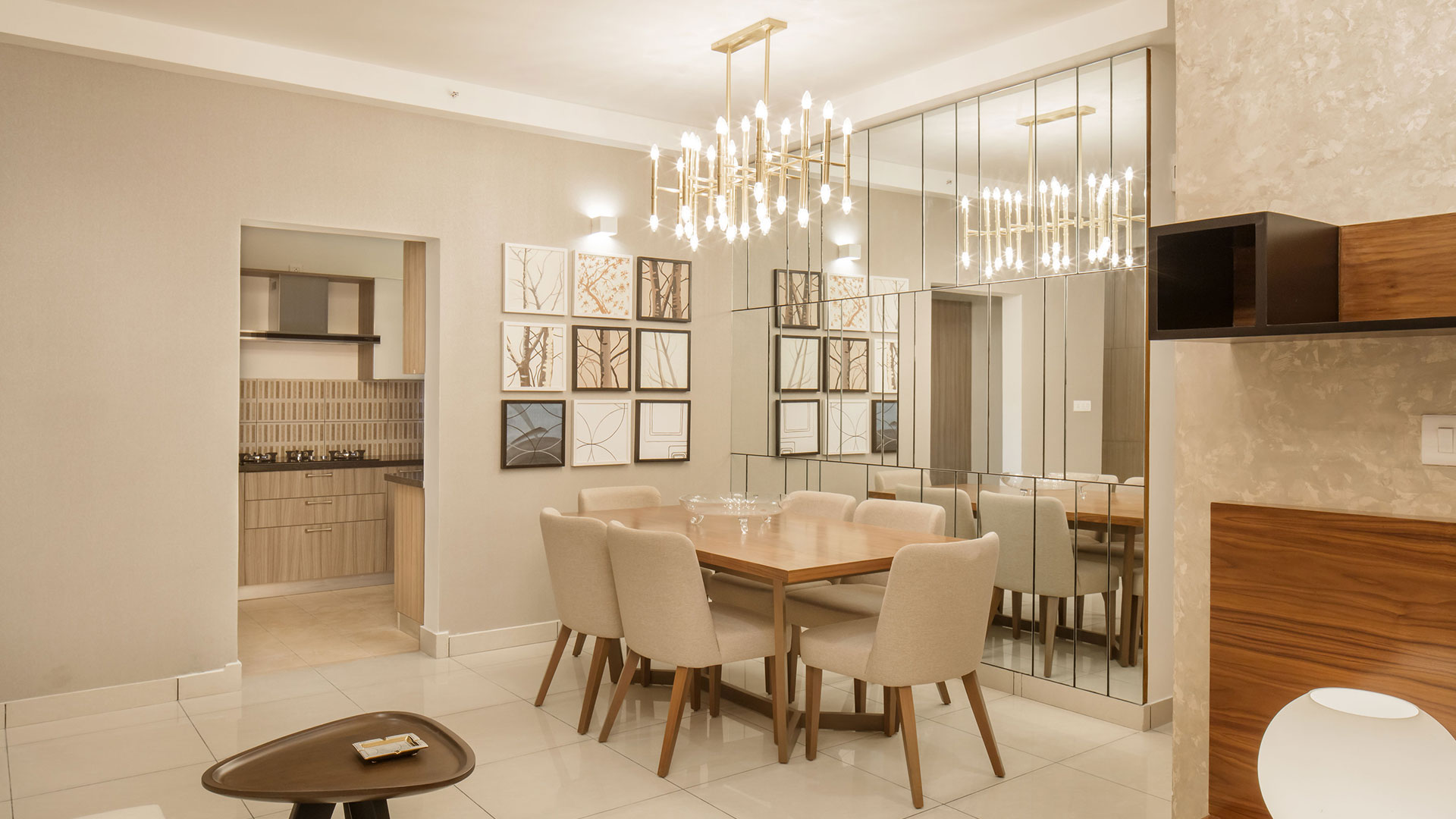 Dining Area of Prestige Raintree Park Aerial View