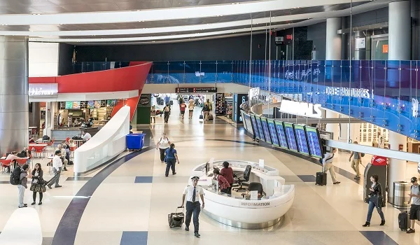 Terminals in the airport